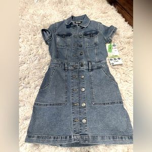 Denim dress, NWT, size XS